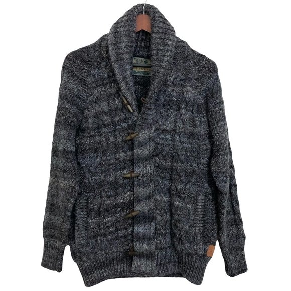 Scotch & Soda Other - Scotch & Soda Amsterdam Couture Gray Marled Wool Blend Cardigan Grandpa Sweater